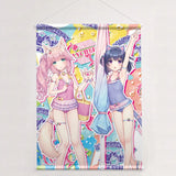 ネコぱら B2タペストリー フレーズ&時雨/水着 Wスエード(掛布)※不設寄送《25年3月預定》 4571608500293