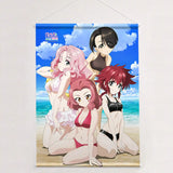 ガールズ&パンツァー 最終章 B2タペストリー ローズヒップ&クランベリー&バニラ&ピーチ/水着(掛布)※不設寄送《25年8月預定》 4571608501184