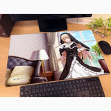 お隣の天使様にいつの間にか駄目人間にされていた件 描き下ろしラバーマット 椎名真昼/シスター(橡膠枱墊)※不設寄送《25年7月預定》 4571608505007