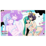 魔法少女にあこがれて 描き下ろしラバーマット マジアベーゼ&マジアアズール/あこがれリボンコーデ(橡膠枱墊)※不設寄送《25年10月預定》 日版 全數$298 / ※不設寄送 / 25年7月11日