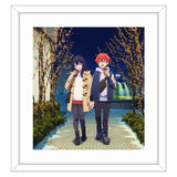 グリッドマン ユニバース 描き下ろし額装高精細アート 響裕太&宝多六花/冬デート(複製原画)※不設寄送《25年7月預定》 4571608508350