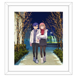 グリッドマン ユニバース 描き下ろし額装高精細アート 麻中蓬&南夢芽/冬デート(複製原画)※不設寄送《25年7月預定》 4571608508367