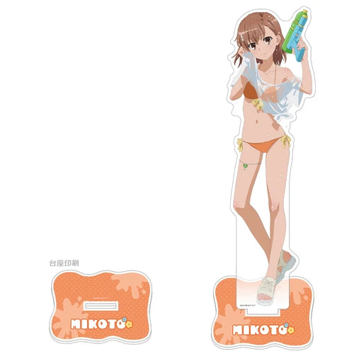 とある科学の超電磁砲T 描き下ろし特大アクリルスタンド 御坂美琴/水遊び(亞加力立牌)※不設寄送《26年2月預定》 日版 全數$328 / ※不設寄送 / 25年12月12日