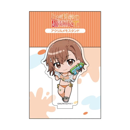 とある科学の超電磁砲T アクリルメモスタンド 御坂美琴/水遊び(亞加力立牌)※不設寄送《26年2月預定》 日版 全數$128 / ※不設寄送 / 25年12月12日