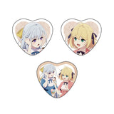 転生王女と天才令嬢の魔法革命 ハート缶バッジ3種セット アニスフィア&ユフィリア/街歩き(襟章)※不設寄送《26年2月預定》 日版 全數$168 / ※不設寄送 / 25年10月31日