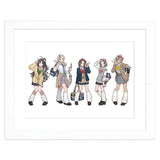 ガールズバンドクライ 描き下ろしキャラファイングラフ 平成ギャル A4(複製原画)※不設寄送《26年7月預定》 日版 全數$1058 / ※不設寄送 / 26年5月29日