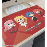 ぼっち・ざ・ろっく! 結束バンド ちびキャラ 赤いドレスVer. マルチデスクマット(橡膠枱墊)※不設寄送《25年2月預定》 4571622720646