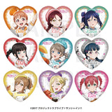 ラブライブ!サンシャイン!! トレーディングハート缶バッジ(襟章)(全套9個入)※不設寄送《25年9月預定》 日版 全數$358 / ※不設寄送 / 25年7月11日