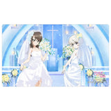 ガールズ&パンツァー 最終章 描き下ろしラバーマット ミカ&ヨウコ/ウエディング(橡膠枱墊)※不設寄送《23年12月預定》 4573544886486