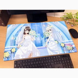 ガールズ&パンツァー 最終章 描き下ろしラバーマット ミカ&ヨウコ/ウエディング(橡膠枱墊)※不設寄送《23年12月預定》 4573544886486