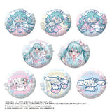 初音ミク×シナモロール 夢桜Ver. トレーディンググリッター缶バッジ Vol.2(襟章)(全套8個入)※不設寄送《26年6月預定》 日版 全數$258 / ※不設寄送 / 26年4月20日