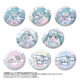初音ミク×シナモロール 夢桜Ver. トレーディンググリッター缶バッジ Vol.2(襟章)(全套8個入)※不設寄送《26年6月預定》 日版 全數$258 / ※不設寄送 / 26年4月20日