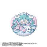 初音ミク×シナモロール 夢桜Ver. トレーディンググリッター缶バッジ Vol.2(襟章)(全套8個入)※不設寄送《26年6月預定》 日版 全數$258 / ※不設寄送 / 26年4月20日
