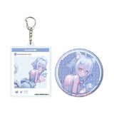 アクリルキーホルダー&缶バッジセット にゃんたじあ! 07 若魔白ソーダ 2025誕生日Ver.(公式イラスト)(襟章+亞加力鎖匙扣)※不設寄送《25年10月預定》 日版 全數$158 / ※不設寄送 / 25年9月1日