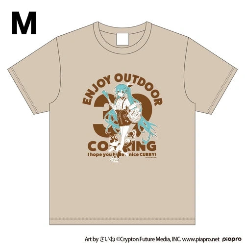 初音ミク OUTDOOR COOKING Tシャツ M※不設寄送《25年11月預定》 日版 全數$298 / ※不設寄送 / 25年9月15日