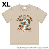 初音ミク OUTDOOR COOKING Tシャツ XL※不設寄送《25年11月預定》 日版 全數$298 / ※不設寄送 / 25年9月15日