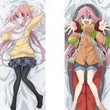 【再販】ゆるキャン△ 描き下ろし抱き枕カバー なでしこ 2WAYトリコット※不連枕芯《22年11月預定》 4580341075289-1