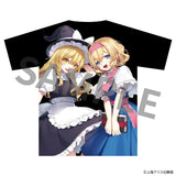 東方Project フルカラーTシャツ 魔理沙&アリス illust.まさる.jp Lサイズ※不設寄送《25年7月預定》 4580371419947