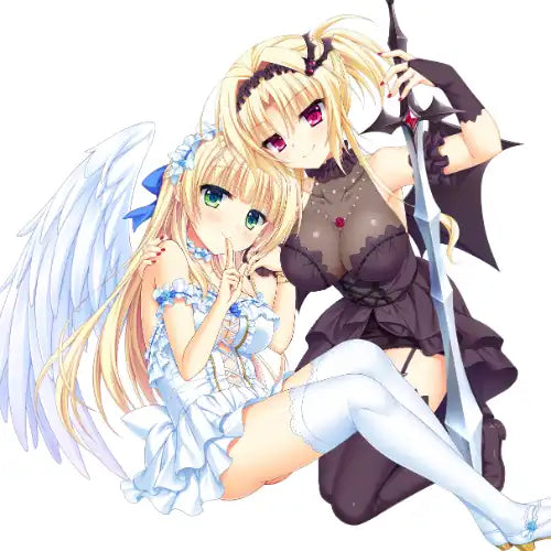 金色ラブリッチェ-Golden Time- 特大アクスタ 金色ラブリッチェ 天使・悪魔(亞加力立牌)※不設寄送《24年4月預定》 4580600349397