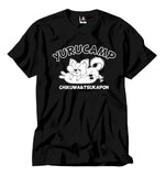 ゆるキャン△ ちくわ&ツカぽん Tシャツ ブラック※請選擇尺碼 ※不設寄送《23年6月預定》 4580652052511