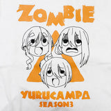 ゆるキャン△ SEASON3 ZOMBIE Tシャツ ホワイト ※請選擇尺碼 ※不設寄送《24年8月預定》 4580652053341