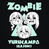ゆるキャン△ SEASON3 ZOMBIE Tシャツ ブラック※請選擇尺碼 ※不設寄送《24年8月預定》 4580652053389