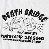 ゆるキャン△ SEASON3 デスブリッジ Tシャツ ホワイト※請選擇尺碼 ※不設寄送《24年9月預定》 4580652053419