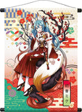 初音ミク 百鬼夜行 タペストリー 妖狐(梅)(掛布)※不設寄送《23年11月預定》 4580721991154