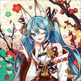 初音ミク 百鬼夜行 クッションカバー 妖狐(梅)(咕𠱸套)※不連枕芯 ※不設寄送《23年11月預定》 4580721991215