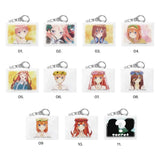 【再販】五等分の花嫁∬ ミニチュアキャンバスキーホルダー 02 第2弾(鎖匙扣)(全套11個入)※不設寄送《25年5月預定》 4580724264460