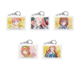 【再販】五等分の花嫁∬ ミニチュアキャンバスキーホルダー 02 第2弾(鎖匙扣)(全套11個入)※不設寄送《25年5月預定》 4580724264460