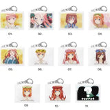 【再販】五等分の花嫁∬ ミニチュアキャンバスキーホルダー 02 第2弾(鎖匙扣)(全套11個入)※不設寄送《25年5月預定》 4580724264460