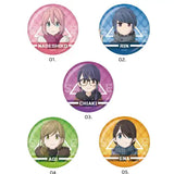 【再販】映画 ゆるキャン△ メタリック缶バッジ 01 第1弾 BOX A(襟章)(全套5個入)※不設寄送《24年8月預定》 4580724278047