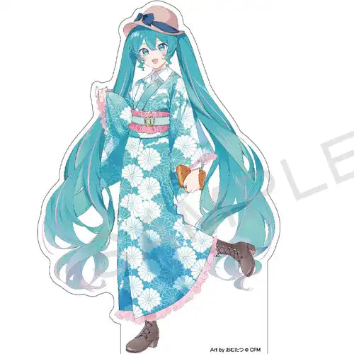 【再販】初音ミク×甲州印伝 オリジナルアクリルスタンド(亞加力立牌)※不設寄送《25年6月預定》 4580778921920-1