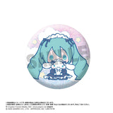 初音ミク×シナモロール トレーディンググリッター缶バッジ(襟章)(全套8個入)※不設寄送《25年6月預定》 4580790548686