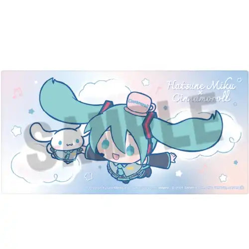 初音ミク×シナモロール デスクマット(橡膠枱墊)※不設寄送《25年6月預定》 4580790548754