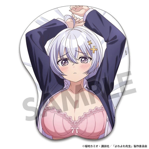 よわよわ先生描き下ろし立体マウスパッド鶸村ひよりA(滑鼠墊)※不設寄送