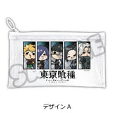 東京喰種トーキョーグール フラットクリアポーチ デザインA(小袋)(全套2個入)※不設寄送《26年5月預定》 日版 全數$198 / ※不設寄送 / 26年3月13日