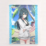 学園アイドルマスター B2タペストリー 月村手毬/キミとセミブルー Wスエード（掛布）※不設寄送《27年2月預定》 日版 全數$398 / ※不設寄送 / 26年11月13日