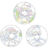 グリッドマン ユニバース Dreamy Divas Ver. 線画缶バッジセット 宝多六花/新条アカネ/南夢芽(襟章)(全套3個入)※不設寄送《25年6月預定》 4582428479430
