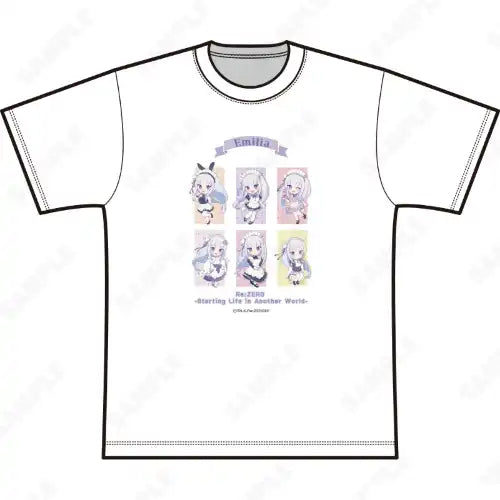 Re:ゼロから始める異世界生活 いっぱいTシャツ エミリアがいっぱいVer. 特典付き[いっぱいシリーズ]※不設寄送《24年3月預定》 4582507700462