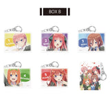 【再販】五等分の花嫁∬ ミニチュアキャンバスキーホルダー 01 第1弾 BOX B(鎖匙扣)(全套6個入)※不設寄送《25年5月預定》 4582594405431
