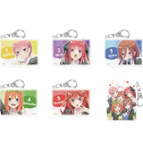 【再販】五等分の花嫁∬ ミニチュアキャンバスキーホルダー 01 第1弾 BOX B(鎖匙扣)(全套6個入)※不設寄送《25年5月預定》 4582594405431
