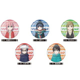 【再販】ゆるキャン△ SEASON2 メタリック缶バッジ 01 第1弾(襟章)(全套5個入)※不設寄送《24年8月預定》 4582594406872