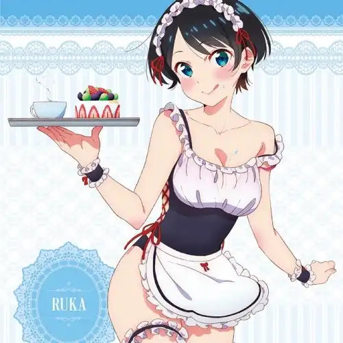 彼女、お借りします 描き下ろしB2タペストリー 水着メイドVer. 3 更科瑠夏(掛布)※不設寄送《22年7月預定》 4582638212568