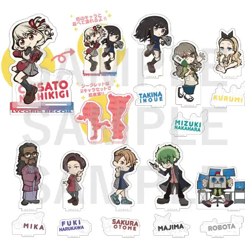 リコリス・リコイル イートゥーントレーディングアクリルスタンド(亞加力立牌)(全套10個入)※不設寄送《24年5月預定》 4582638247744