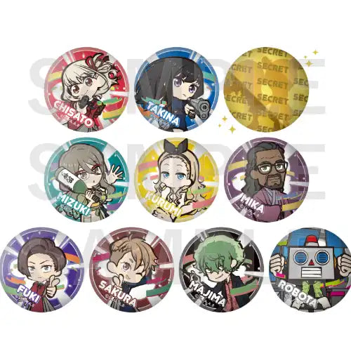 リコリス・リコイル イートゥーントレーディング缶バッジ(襟章)(全套10個入)※不設寄送《24年5月預定》 4582638247768