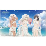 劇場版Fate/kaleid liner プリズマ☆イリヤ Licht 名前の無い少女 描き下ろしラバーマット イリヤ&美遊&クロエ/ウエディング水着(橡膠枱墊)※不設寄送《24年4月預定》 4582651501274
