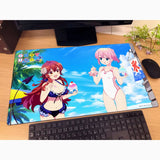 まちカドまぞく 2丁目 描き下ろしラバーマット 吉田優子&千代田桃/海(橡膠枱墊)※不設寄送《24年5月預定》 4582651502042