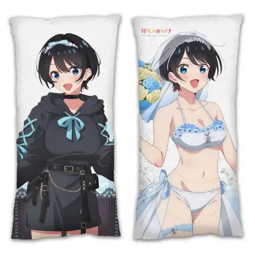 彼女、お借りします 描き下ろしロングクッションカバー 更科瑠夏/ゴシック風デート服(枕頭套)※不連枕芯 ※不設寄送《24年9月預定》 4582651502448